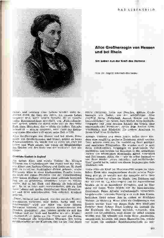 Vorschauseite 1: Alice Großherzogin von Hessen und bei Rhein Ein Leben aus der Kraft des Herzens