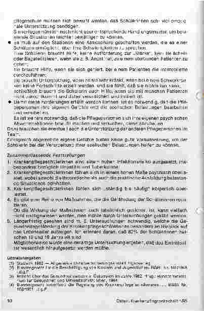 Vorschauseite 6: Gefährdung der Jugend am Arbeitsplatz Dargestellt am Beispiel der Krankenpflegeschülerinnen