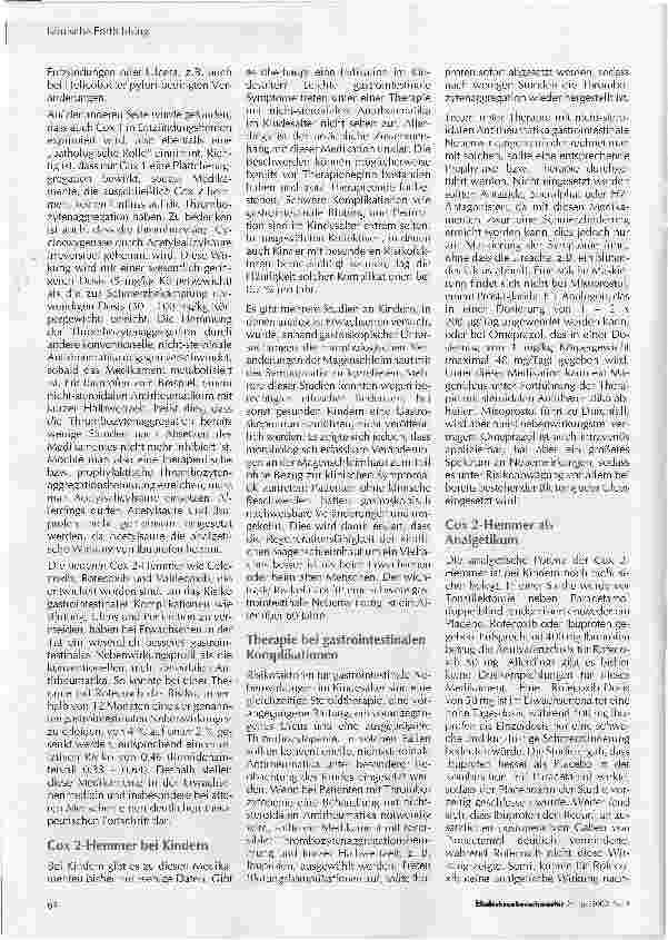 Vorschauseite 3: Die Behandlung von Schmerzen mit Nicht-Opioid-Analgetika im Kindesund Jugendalter-Neue Analgetika gleich bessere Analgetika?
