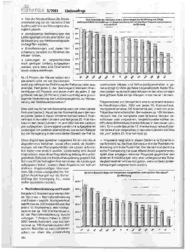 Vorschauseite 4: Bericht zur Lage der Krankenhäuser in Deutschland bei der Einführung der Fallpauschalen