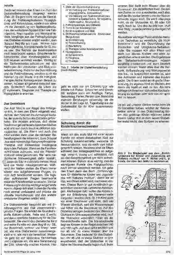 Vorschauseite 2: Diabetes mellitus - Neue Entwicklungen/3. Folge: Die Schulung diabetischer Kinder und Jugendlicher und ihrer Eltern