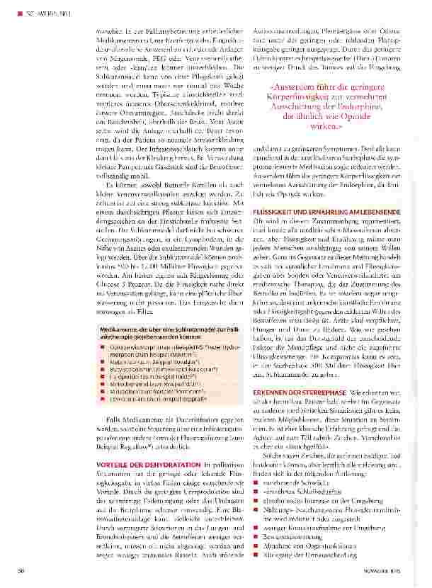 Vorschauseite 3: Palliativversorgung am Lebensende