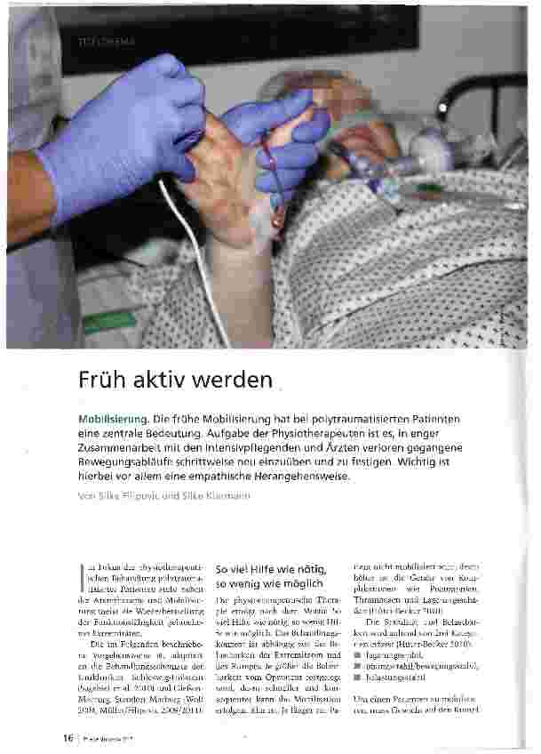 Vorschauseite 1: Früh aktiv werden