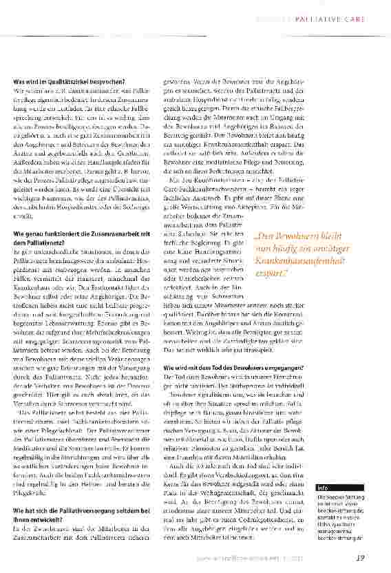 Vorschauseite 2: Die Mitarbeiter erfahren Sicherheit
