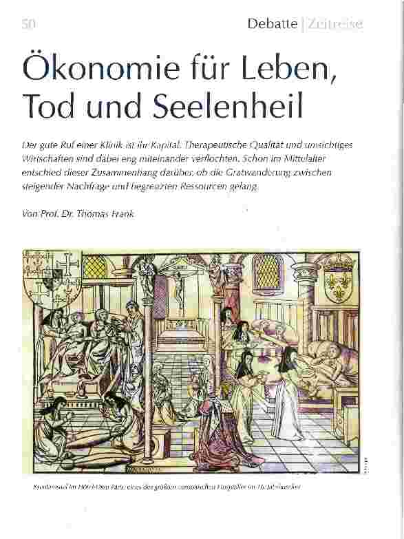Vorschauseite 1: Ökonomie für Leben, Tod und Seelenheil