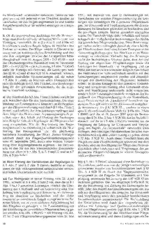 Vorschauseite 1: Zur Verpflichtung der Heimträger, Leistungs-bestandteile im Heimvertrag aufzugliedern