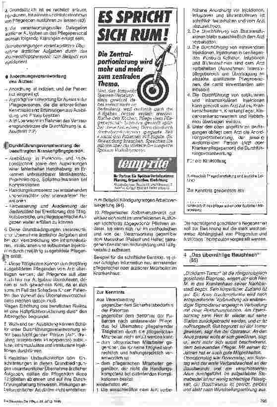 Vorschauseite 3: Recht in Pflege und Betreuung; 9.Folge: Rechte der Gesundheitsberufe auf qualizierte Ausbildung, klare Aufgabenbereiche, sichere Arbeitsbedingungen