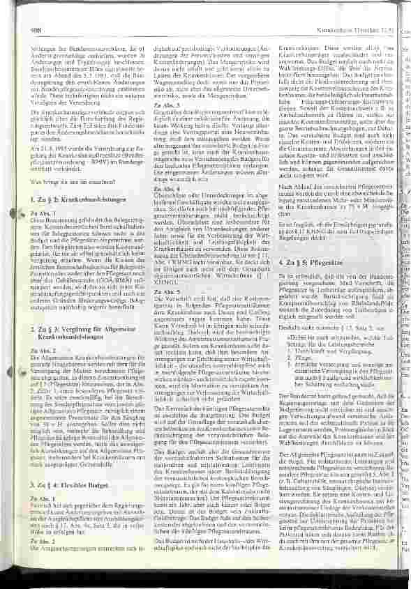 Vorschauseite 4: Grundzüge der neuen Bundespflegesatzverordnung