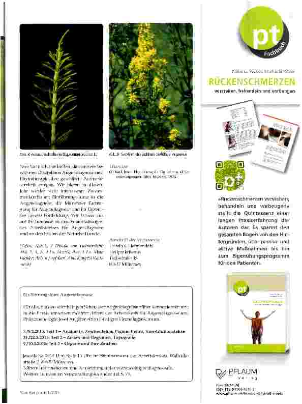 Vorschauseite 4: Augendiagnose und Phytotherapie