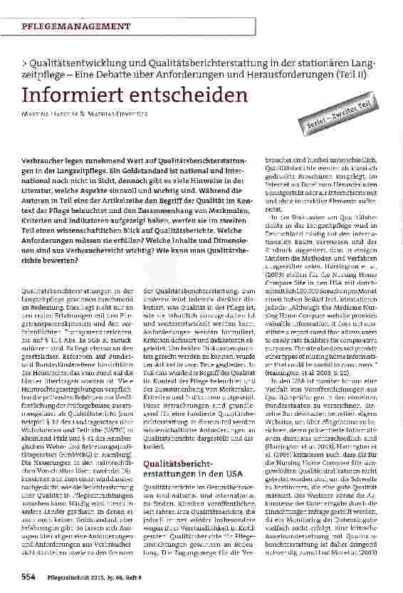 Vorschauseite 1: Informiert entscheiden