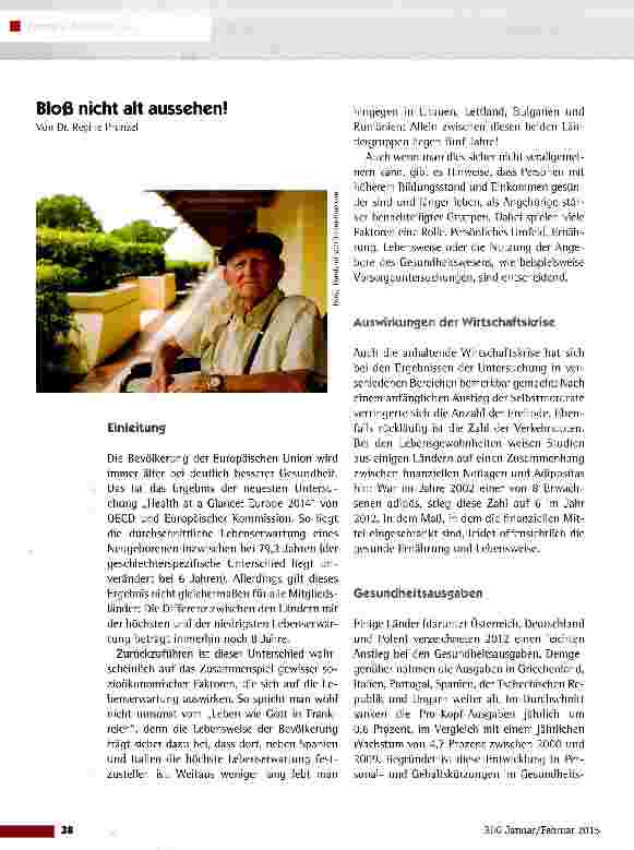 Vorschauseite 1: Bloß nicht alt aussehen!