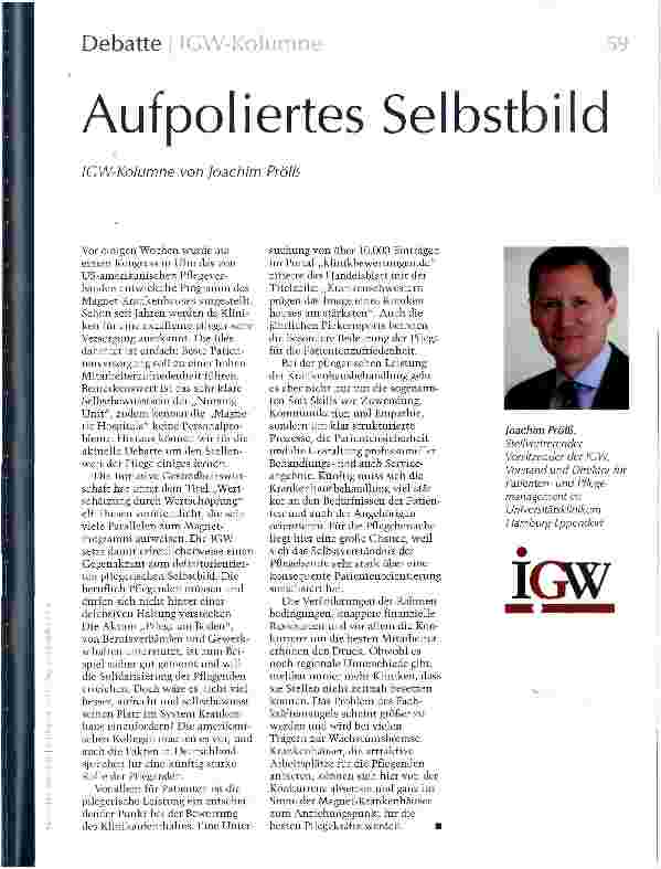 Vorschauseite 1: Aufpoliertes Selbstbild