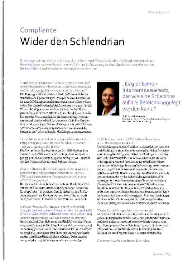 Vorschauseite 1: Compliance Wider den Schlendrian