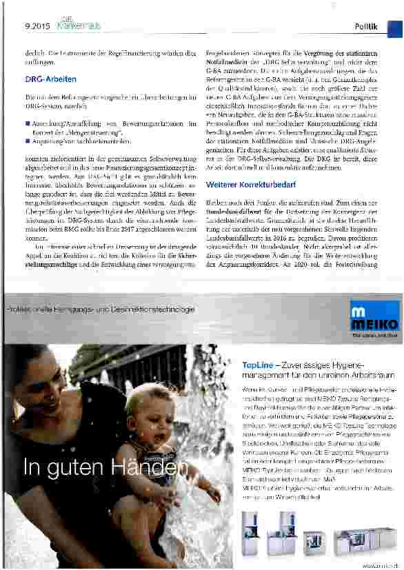 Vorschauseite 6: Wie geht es weiter mit der Krankenhausreform?