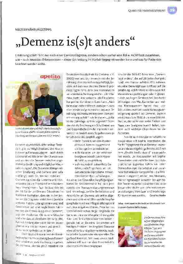 Vorschauseite 1: Demenz is(s)t anders