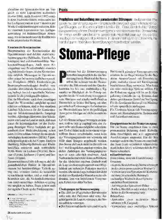 Vorschauseite 1: Stoma-Pflege