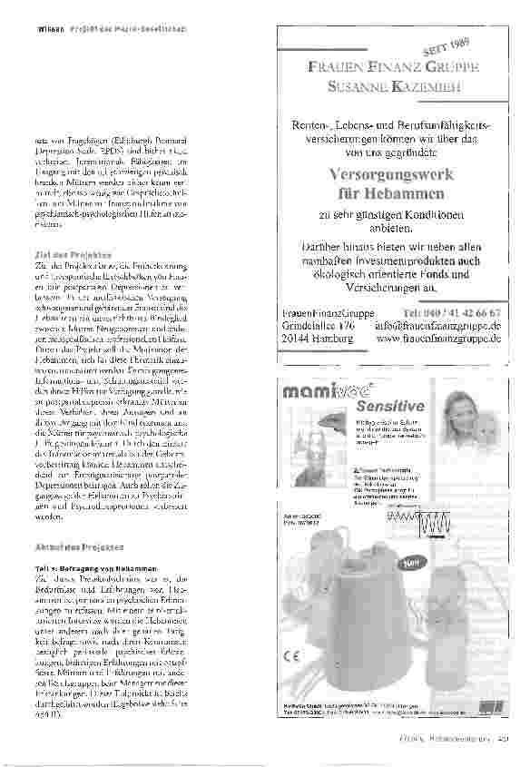 Vorschauseite 2: Früherkennung postpartaler Depressionen