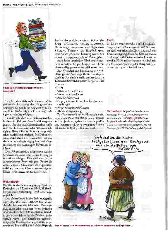 Vorschauseite 4: Dokumentation von Schwangerschaft, Geburt und Wochenbett