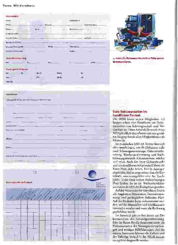 Vorschauseite 6: Dokumentation von Schwangerschaft, Geburt und Wochenbett