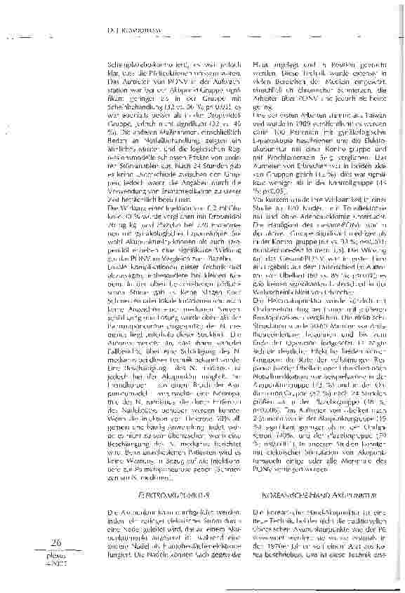 Vorschauseite 4: ALUSTIMULATION WIRKT ANTIEMETISCH