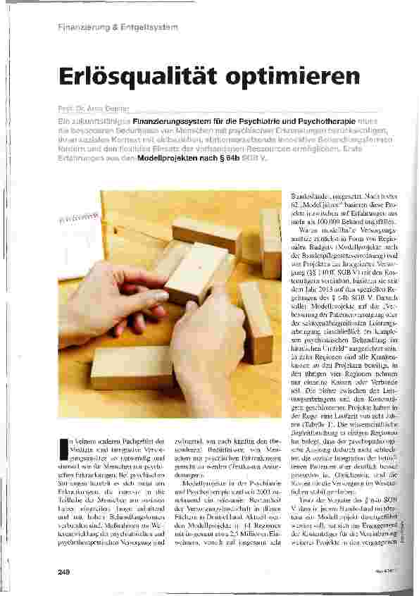 Vorschauseite 1: Erlösqualität optimieren
