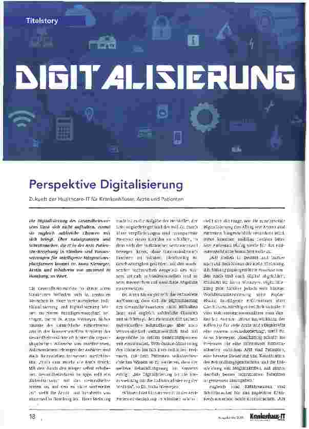 Vorschauseite 1: Perspektive Digitalisierung