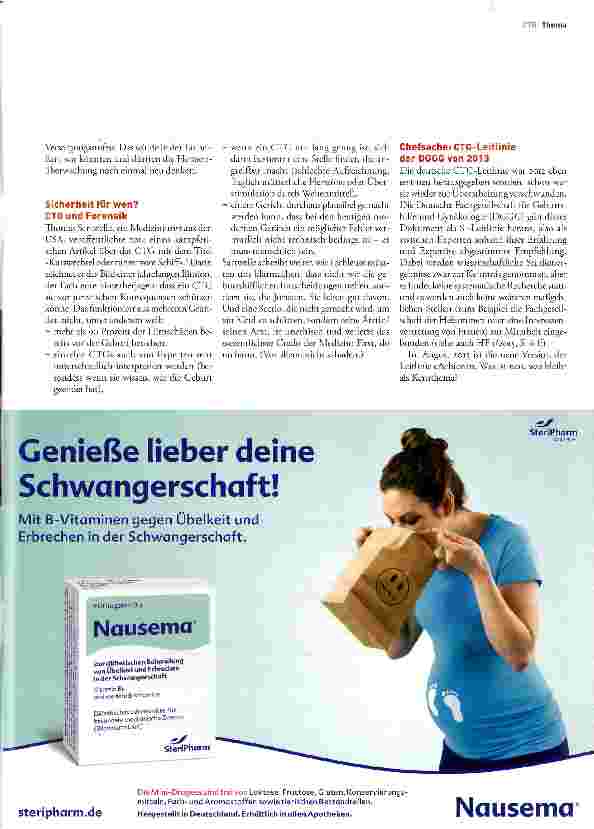 Vorschauseite 2: CTG: Ich sehe was, was du nicht siehst