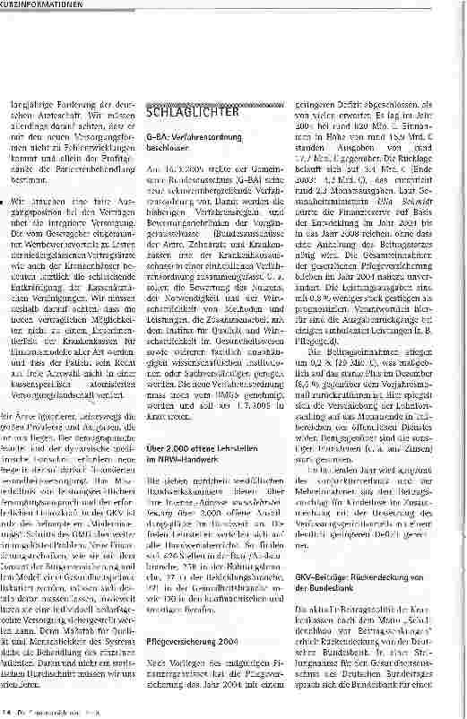 Vorschauseite 3: Anforderungen an die Zukunft der Gesundheitsversorgung