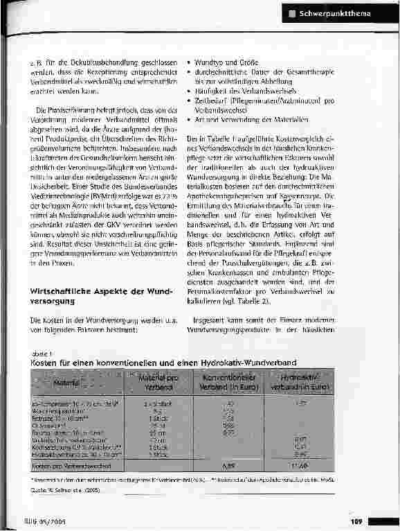 Vorschauseite 4: Modernes Wundmanagement im Spannungsfeld zwischen Anspruch und Wirtschaftlichkeit