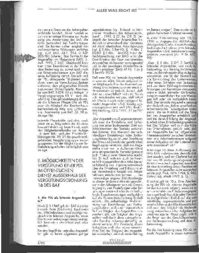 Vorschauseite 2: Die Eingruppierung der Pflegedienstleitungen