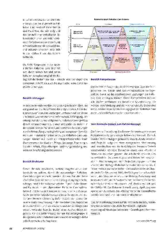 Vorschauseite 2: Rahmenkonzept Palliative Care: ein roter Faden für die Umsetzung von Palliative Care