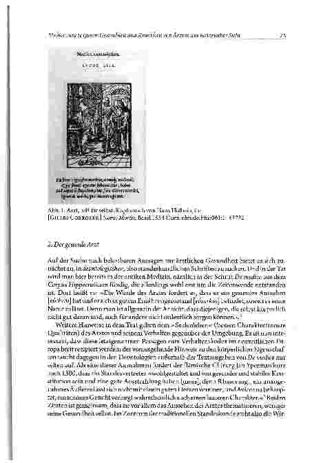 Vorschauseite 3: Medice cura te ipsum: Gesundheit und Krankheit von Ärzten aus historischer Sicht