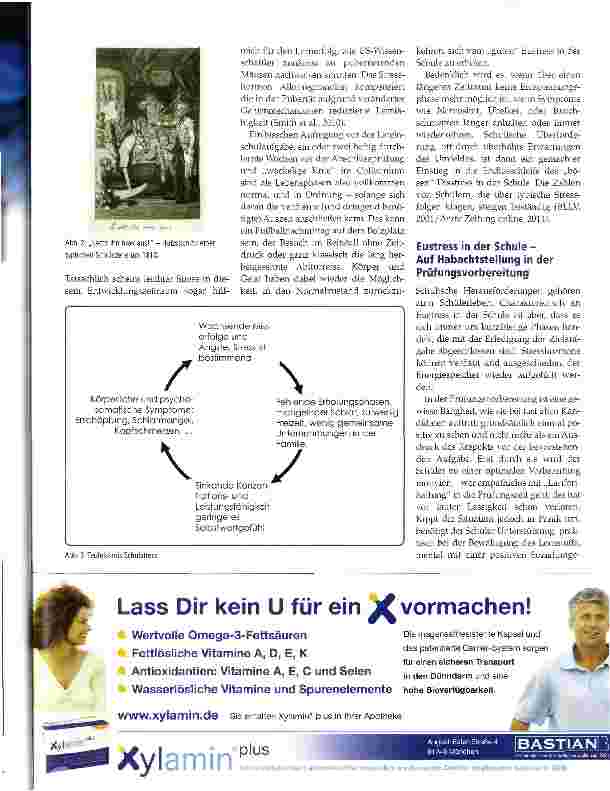 Vorschauseite 2: Naturheilkundliche Hilfe bei Schulstress Teil 1: Eustress und Disstress