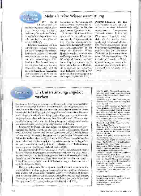 Vorschauseite 3: WAS IST PFLEGEBERATUNG?