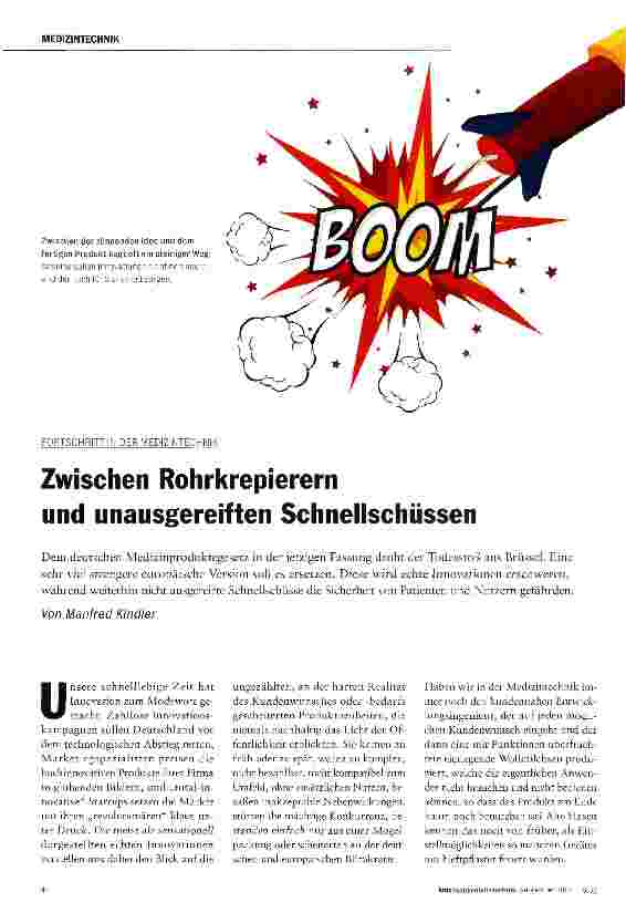 Vorschauseite 1: Zwischen Rohrkrepierern und unausgereiften Schnellschüssen