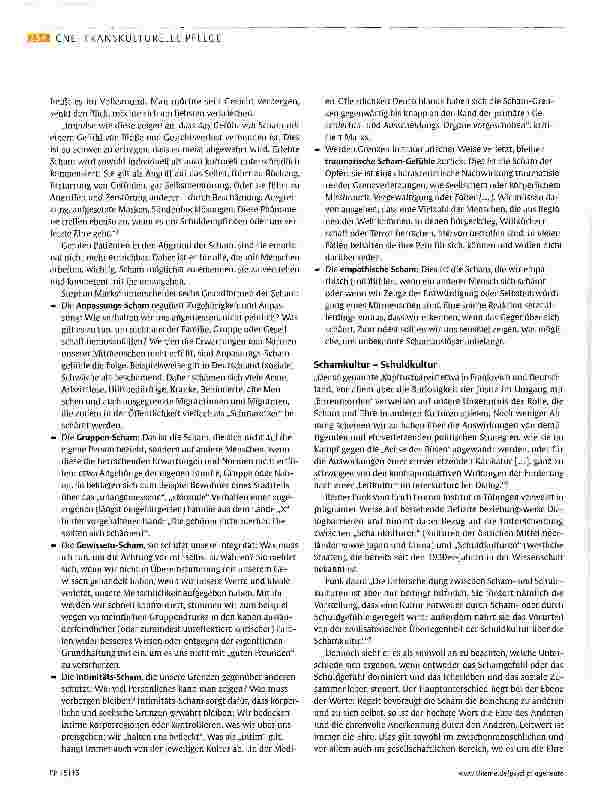 Vorschauseite 2: Interkulturelle Perspektive Gesichter der Scham