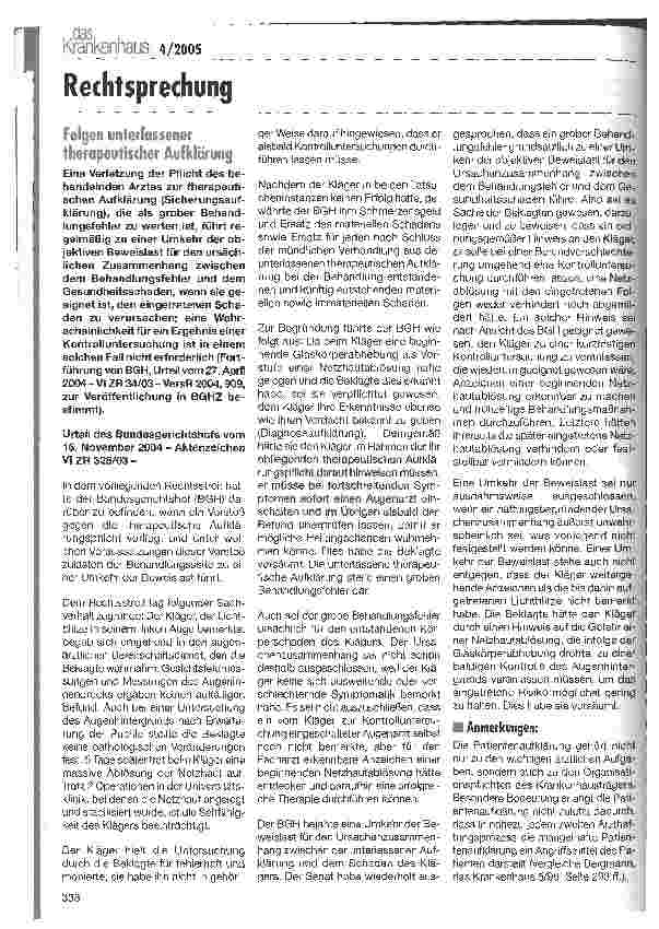 Vorschauseite 1: Rechtsprechung