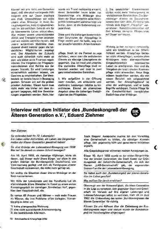 Vorschauseite 3: Krankenpflege - Altenpflege -, Gleichheit oder zwei verschiedene Wege?