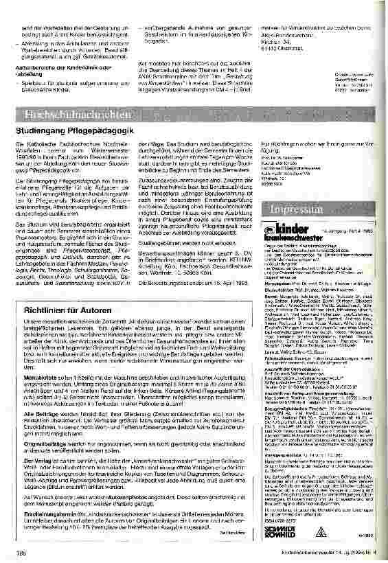 Vorschauseite 2: Gestaltung von Kinderkliniken Überlegungen und Erfahrungen zum Neuund Umbau von Kinderkliniken und -abteilungen
