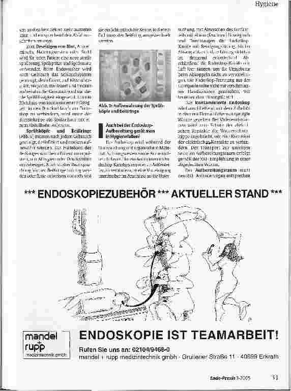 Vorschauseite 3: Hygienefallen in der Endoskopie Erkennen und Verhüten
