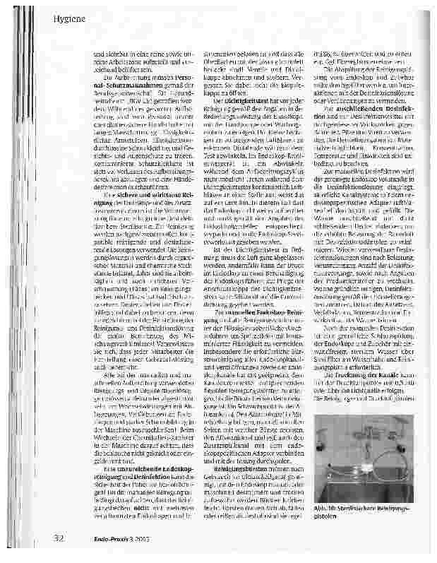 Vorschauseite 4: Hygienefallen in der Endoskopie Erkennen und Verhüten