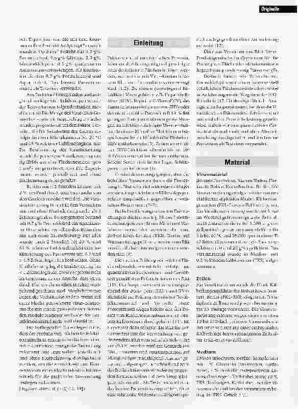 Vorschauseite 2: Viruzide Prüfung von Flächendesinfektionsmitteln mit dem quantitativen Carriertest