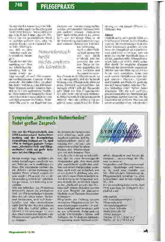 Vorschauseite 3: Alternative Pflegemethoden steigern das Wohlbefinden Naturheilkunde in der Pflege - Möglichkeiten und Grenzen