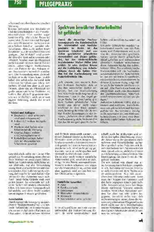 Vorschauseite 4: Alternative Pflegemethoden steigern das Wohlbefinden Naturheilkunde in der Pflege - Möglichkeiten und Grenzen