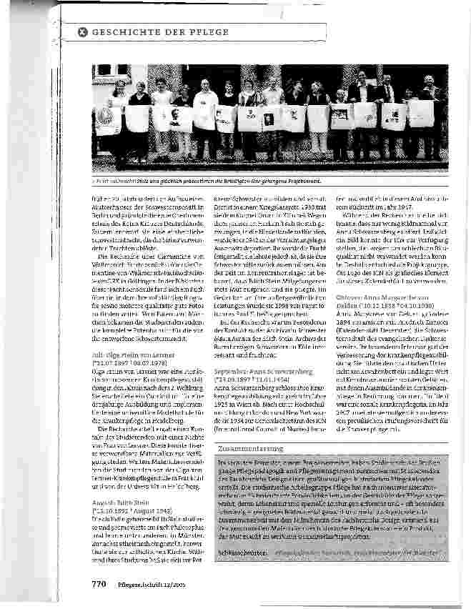 Vorschauseite 3: Ein studentisches Gemeinschaftsprojekt begleitet durch das Jahr 2006