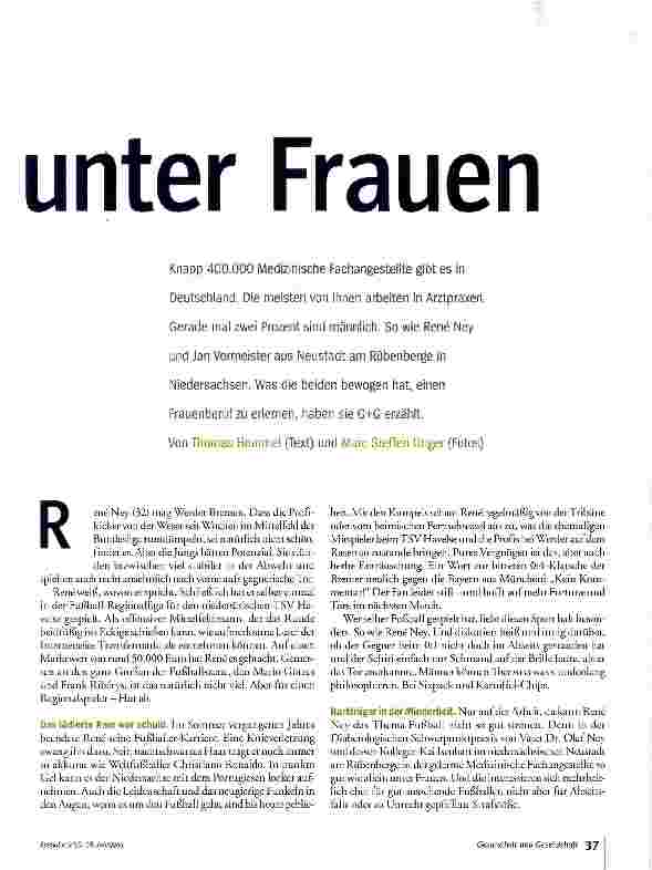 Vorschauseite 2: Allein unter Frauen