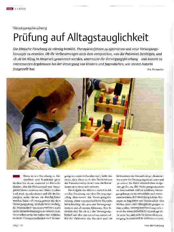 Vorschauseite 1: Prüfung auf Alltagstauglichkeit