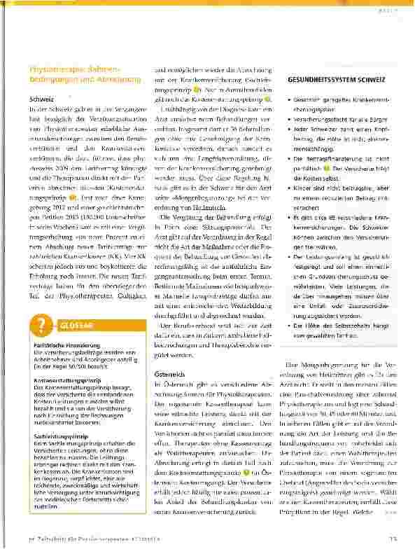 Vorschauseite 2: Der Ländercheck: Gesundheitssysteme im Vergleich