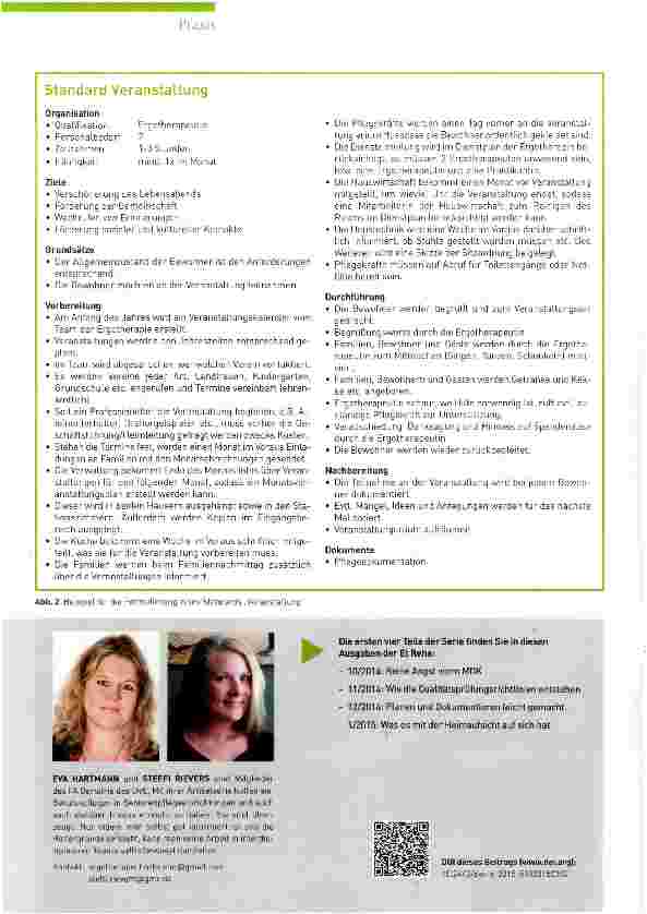 Vorschauseite 4: Jedes Haus braucht ein Fundament Ergotherapie in SeniorenpfLegeeinrichtungen (Teil 5)