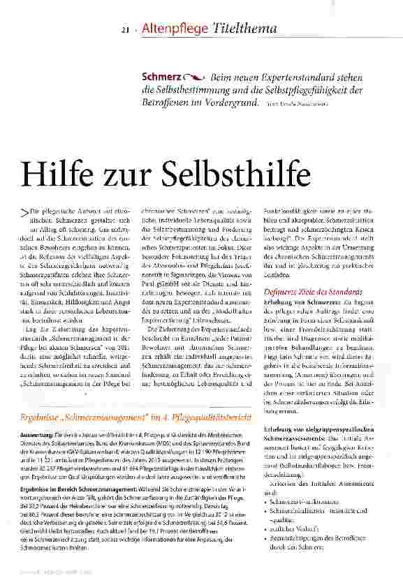 Vorschauseite 2: Hilfe zur Selbsthilfe